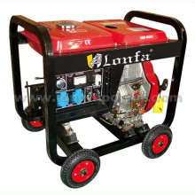 5kVA 4kw Standby Generador Diesel Abierto con Tanque de Combustible Grande